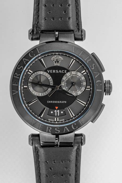 Versace Watch Mens Chronograph VE1D00519 Aion Swiss Made 